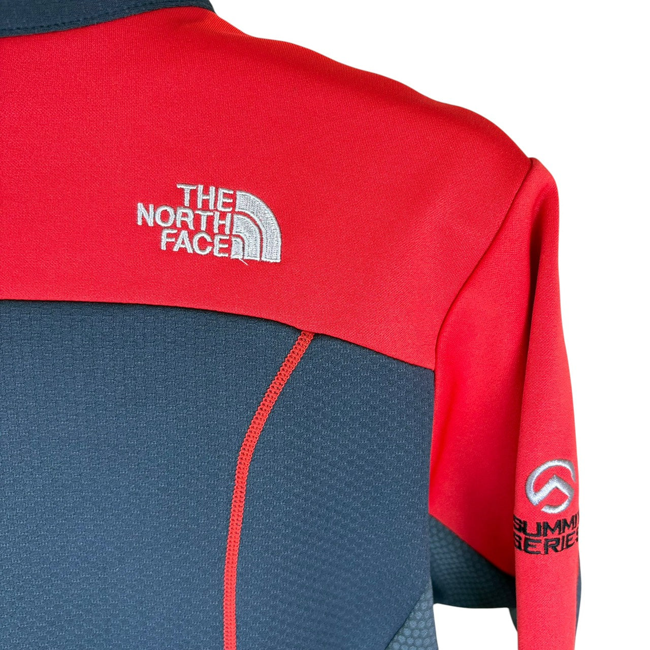 THE NORTH FACE サミットシリーズ ハーフジップミッドレイヤー  レッドx黒 M