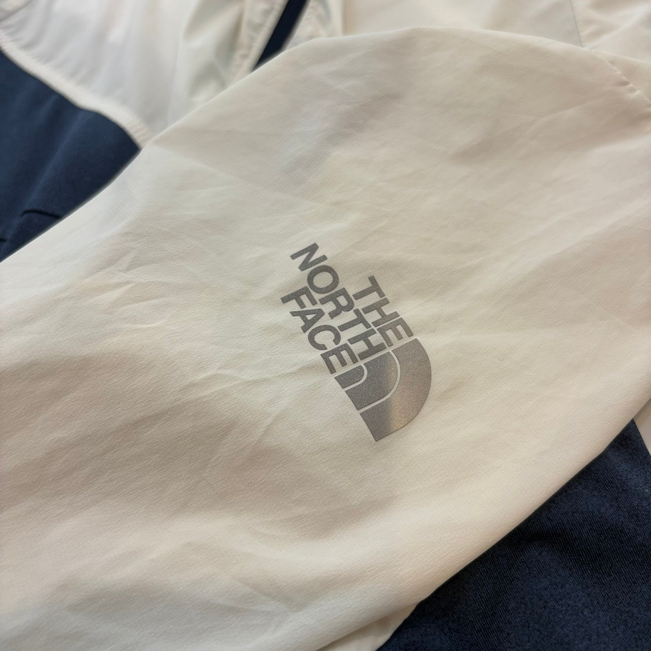 THE NORTH FACE Lightweight Nylon Jacket White x Navy L