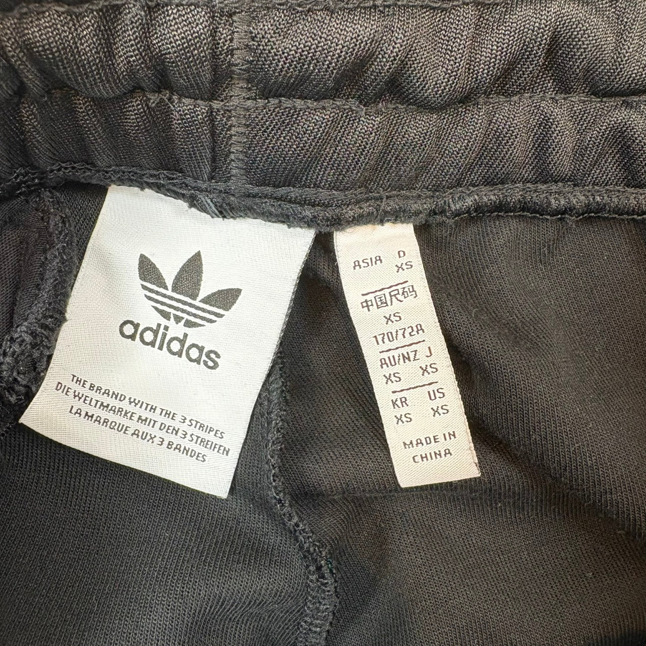 [Excellent Condition] adidas Track Pants Jersey Trefoil Logo Embroidery Black XS
