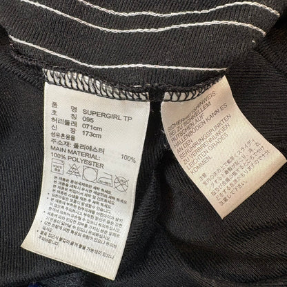 adidas スーパーガール トラックパンツ ジャージ  黒 L