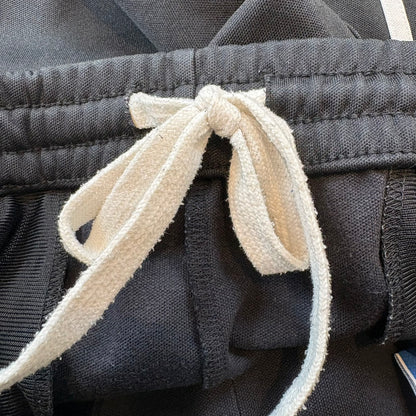 adidas 유럽 모델 트랙팬츠 저지 트레포일 로고 자수 블랙 2XL(3L)
