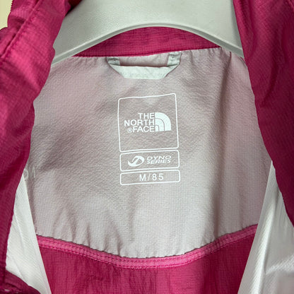THE NORTH FACE ナイロンジャケット フード付き ピンクxブルー マルチカラー  M