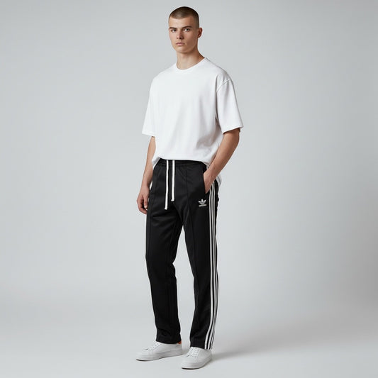 adidas European Series Track Pants Jersey Black XL