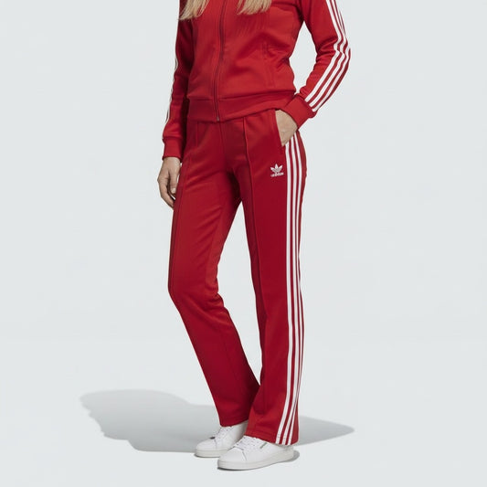 adidas ヨーロッパモデル トラックパンツ ジャージ レディース レッド S