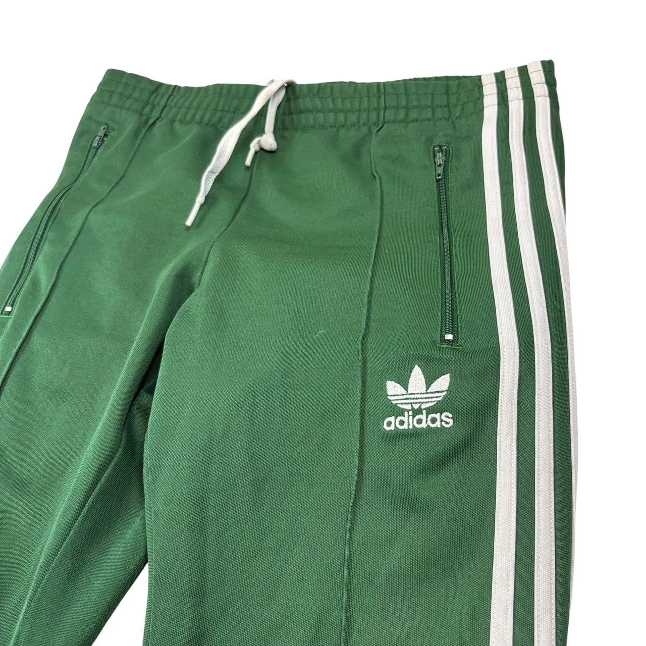 adidas 유럽 모델 트랙팬츠 저지 그린 XS