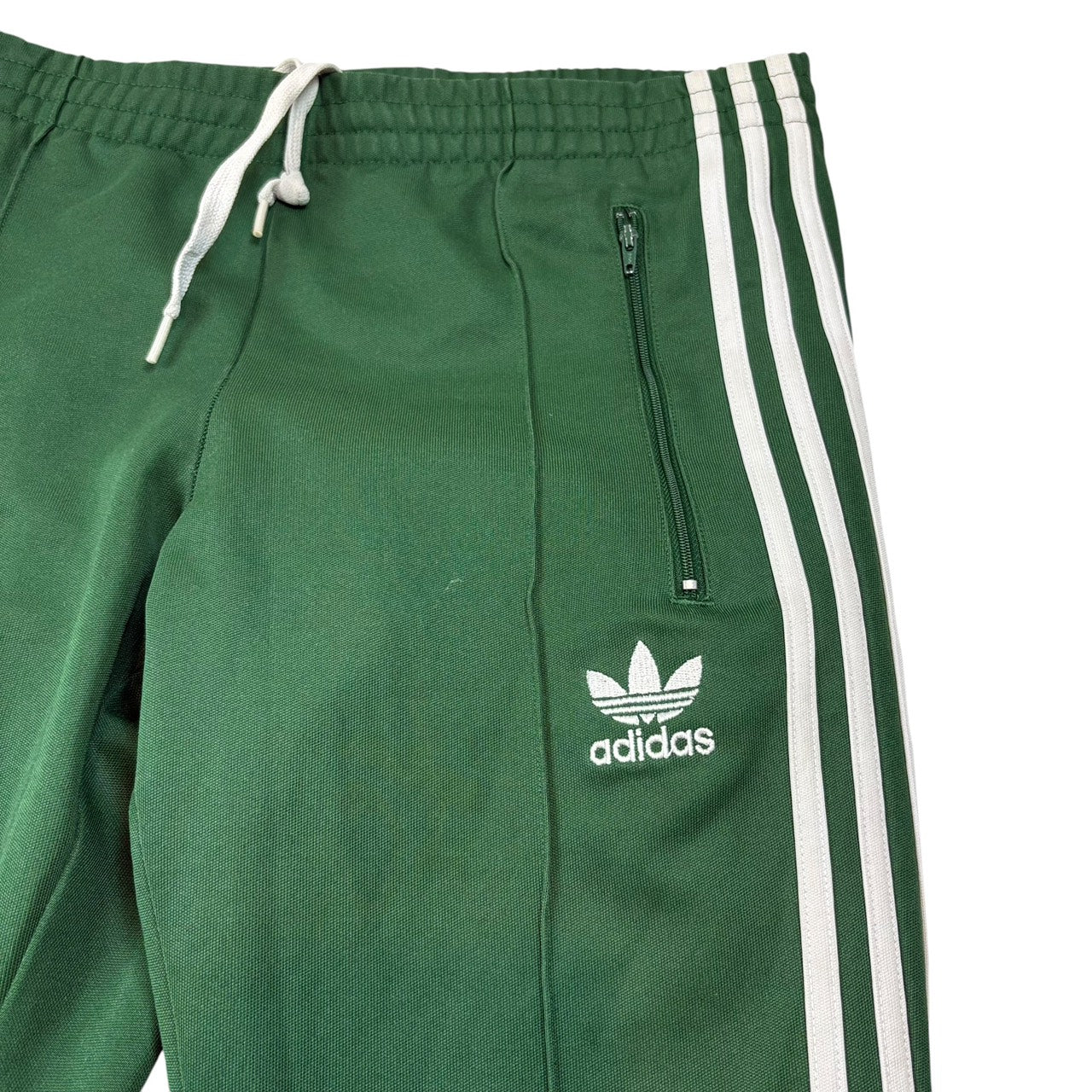 adidas 유럽 모델 트랙팬츠 저지 그린 XS