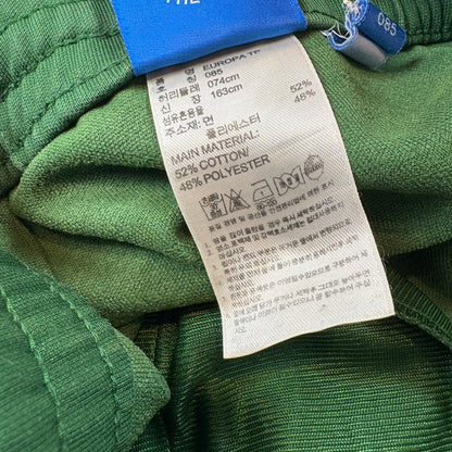 adidas 유럽 모델 트랙팬츠 저지 그린 XS