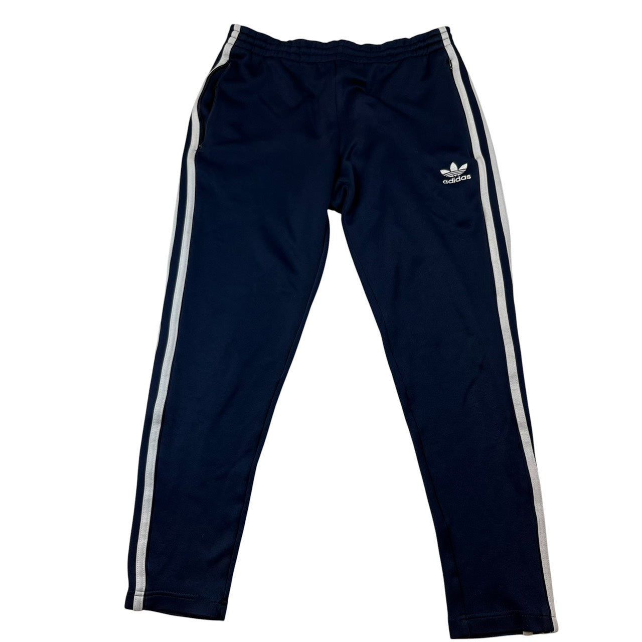 Adidas Open Hem Track Pants Navy L