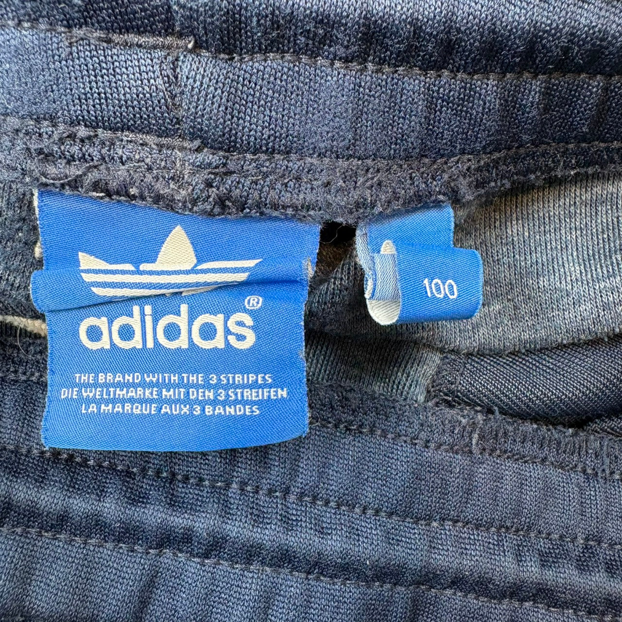 Adidas Open Hem Track Pants Navy L