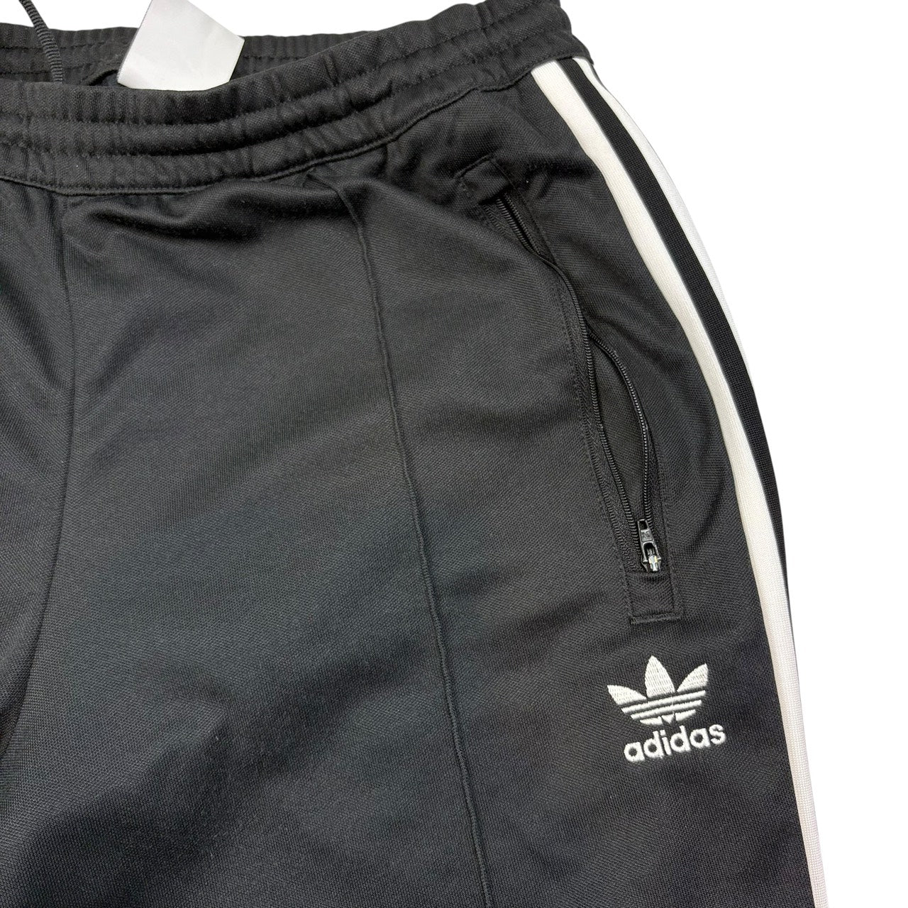 adidas ベッケンバウアー トラックパンツ ジャージ 黒 ブラック XXL