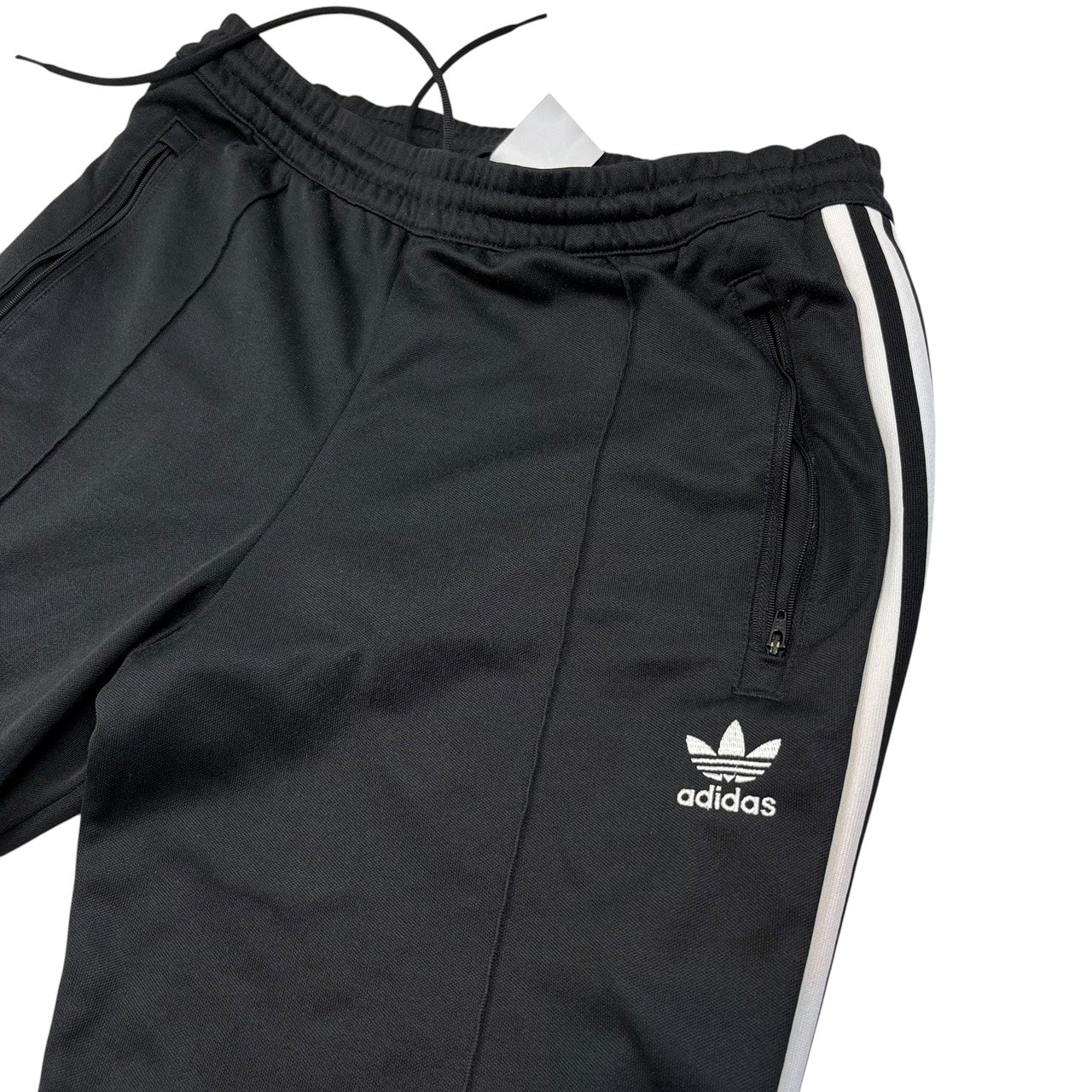 adidas ベッケンバウアー トラックパンツ ジャージ 黒 ブラック XXL