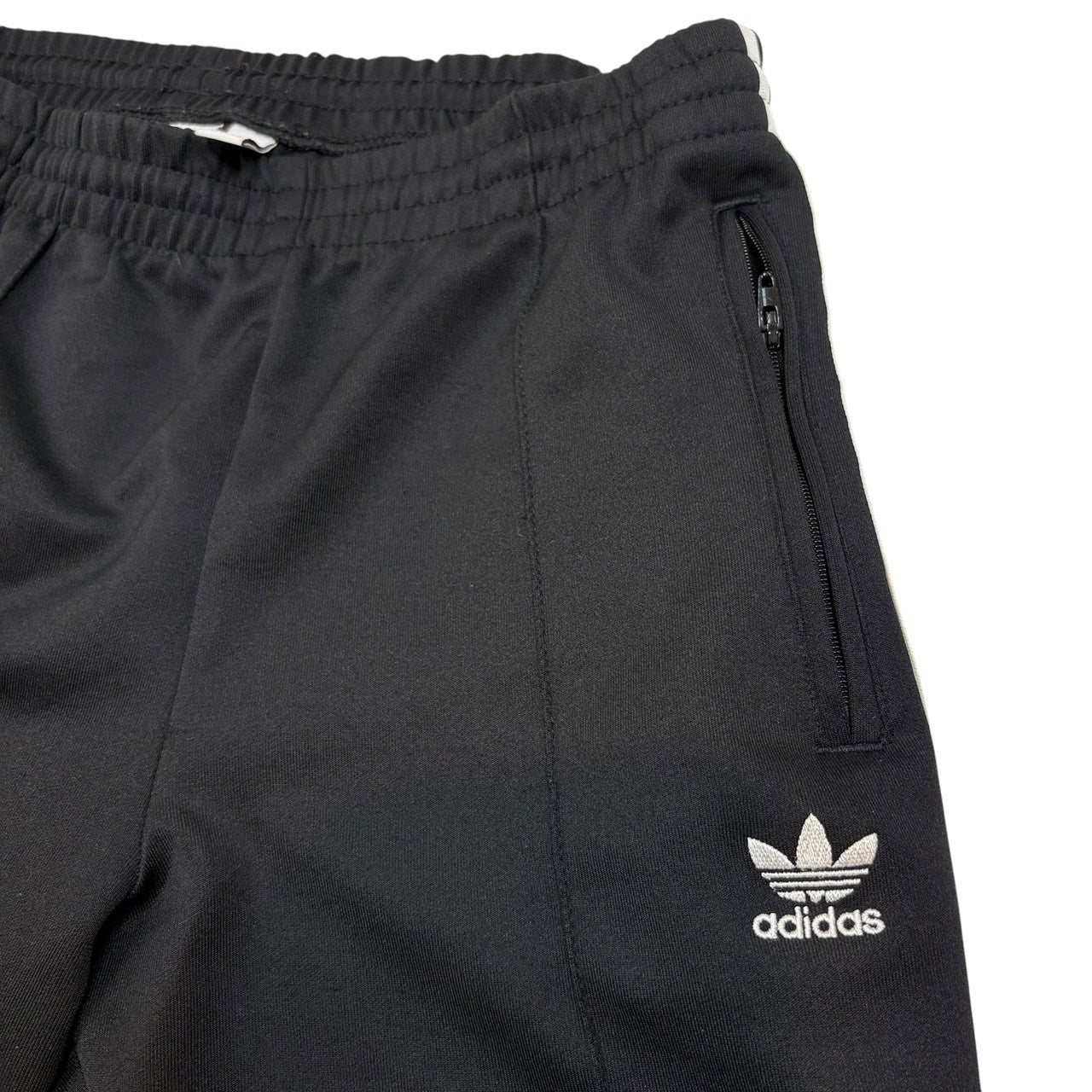 adidas スーパースターモデル トラックパンツ 黒 ブラック ジャージ S