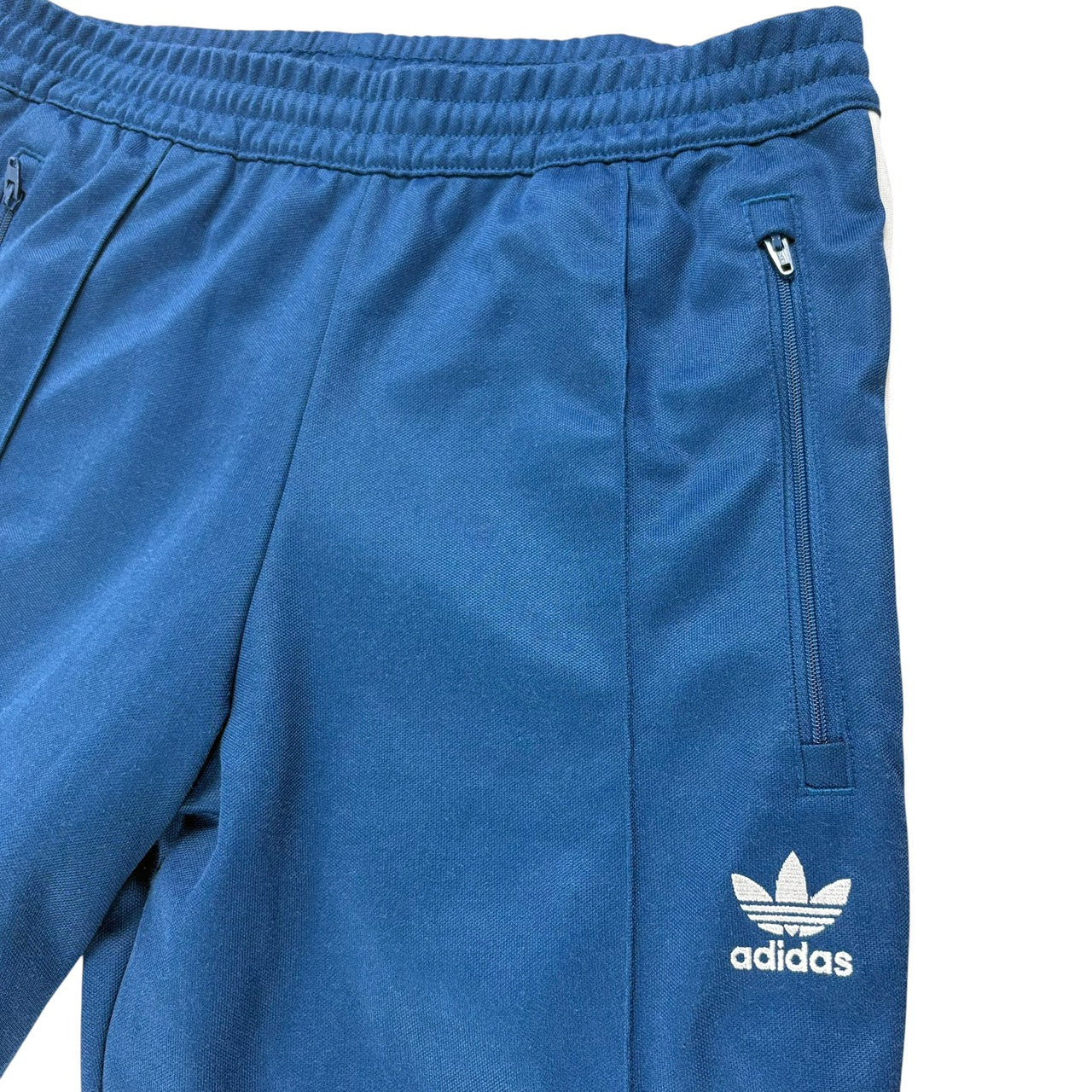 adidas アディダス ジャージ ベッケンバウアーシリーズ トラックパンツ ネイビーブルー M