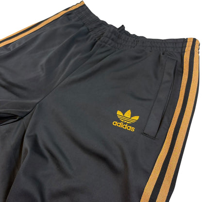 adidas アディダス ジャージ クラシックシリーズ トラックパンツ ブラック x ゴールド L