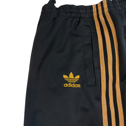 adidas アディダス ジャージ クラシックシリーズ トラックパンツ ブラック x ゴールド L