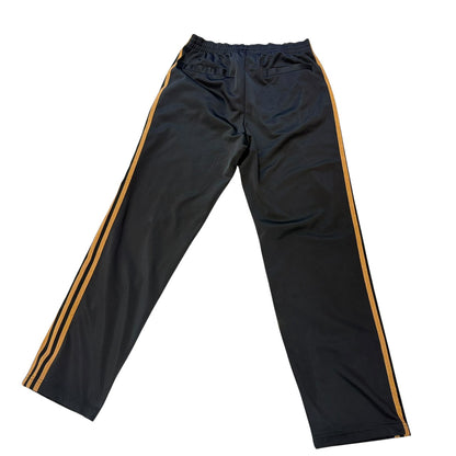 adidas アディダス ジャージ クラシックシリーズ トラックパンツ ブラック x ゴールド L