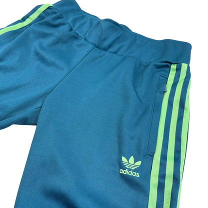 adidas アディダス ジャージ ヨーロッパシリーズ レディース 青グリーン S-M 相当