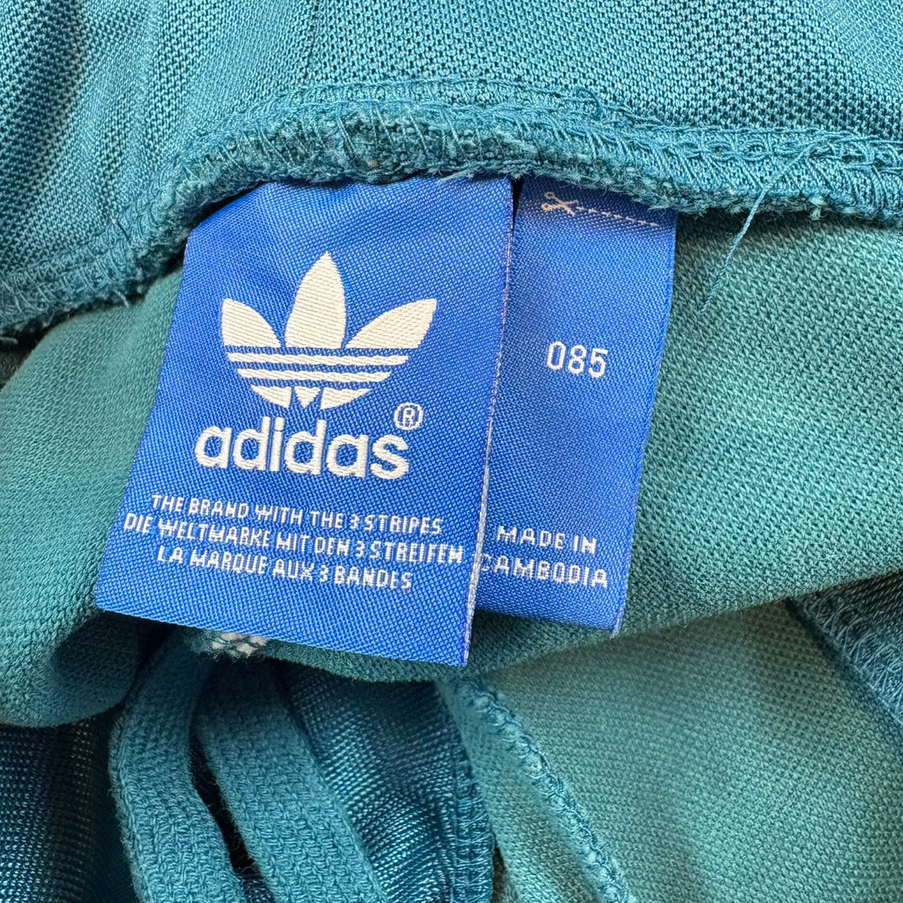 adidas アディダス ジャージ ヨーロッパシリーズ レディース 青グリーン S-M 相当