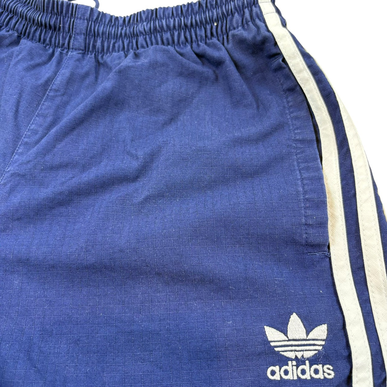 adidas アディダス カーゴパンツ トレフォイルロゴ ブルー 青 S