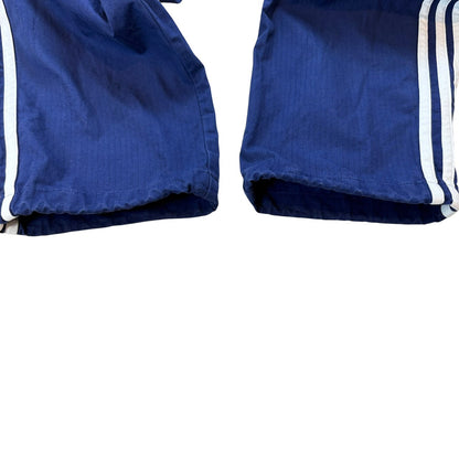 adidas アディダス カーゴパンツ トレフォイルロゴ ブルー 青 S