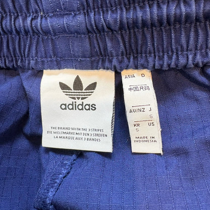 adidas アディダス カーゴパンツ トレフォイルロゴ ブルー 青 S