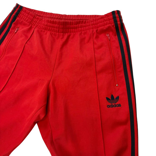adidas アディダス ジャージ ヨーロッパシリーズ トラックパンツ レッド x ブラック XL
