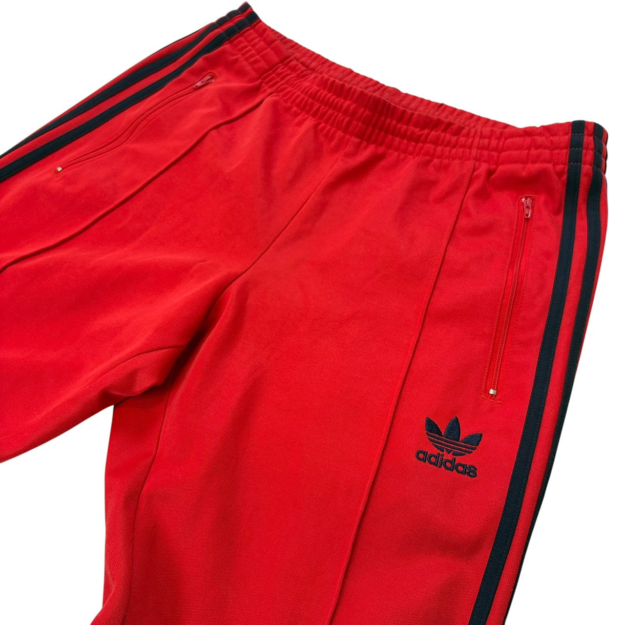 adidas アディダス ジャージ ヨーロッパシリーズ トラックパンツ レッド x ブラック XL