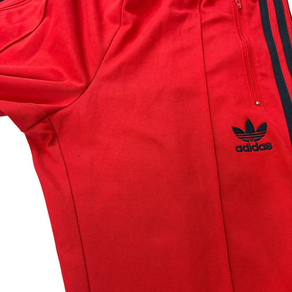 adidas アディダス ジャージ ヨーロッパシリーズ トラックパンツ レッド x ブラック XL