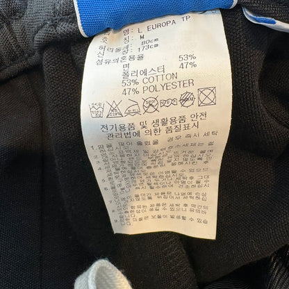 adidas アディダス ジャージ ヨーロッパシリーズ トラックパンツ 黒 ブラック M