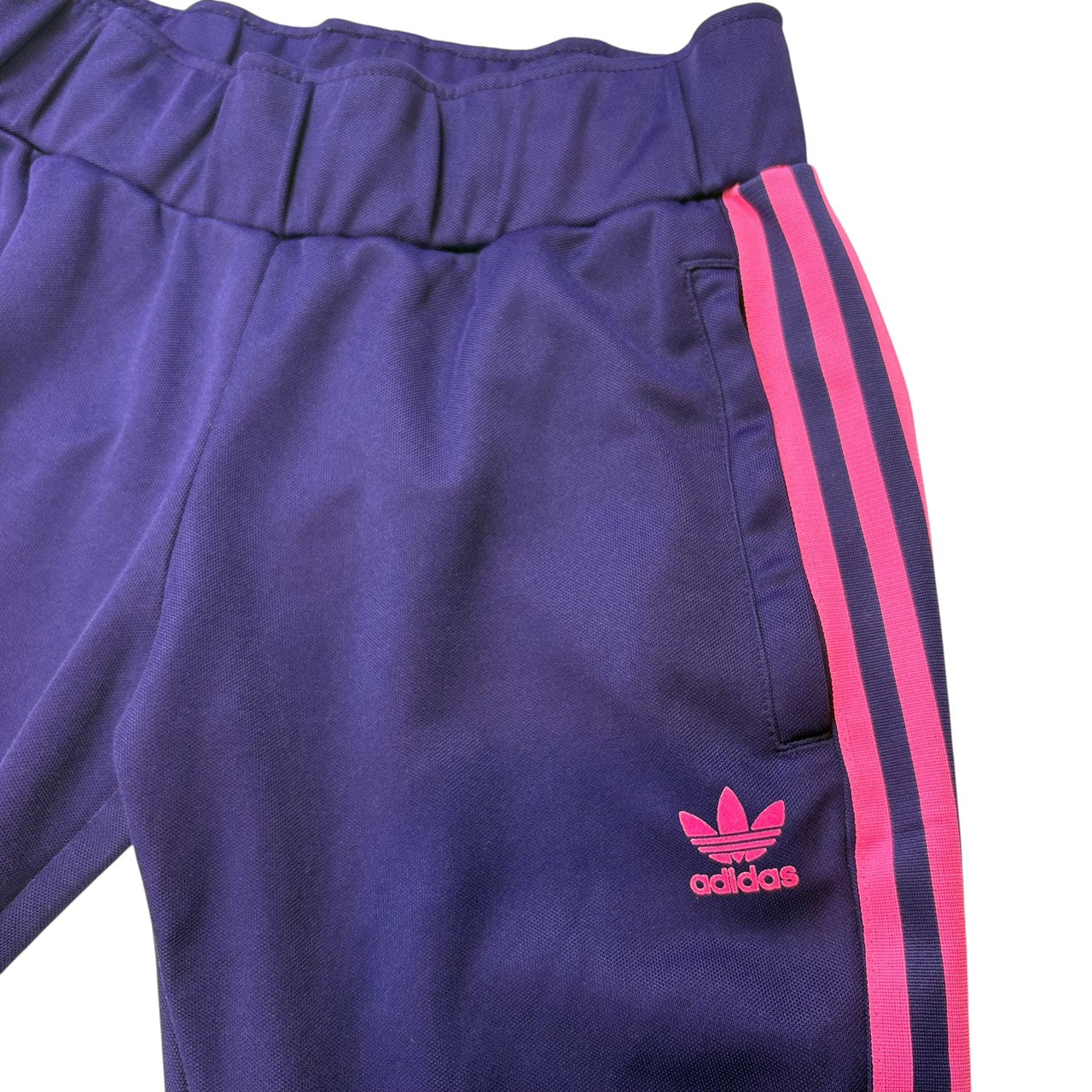 adidas アディダス ジャージ ヨーロッパシリーズ レディース パープル（ピンクスリーライン）S-M相当