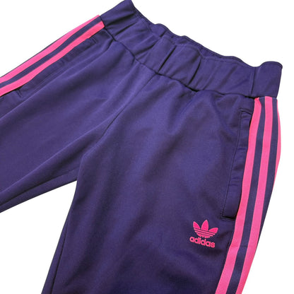 adidas アディダス ジャージ ヨーロッパシリーズ レディース パープル（ピンクスリーライン）S-M相当