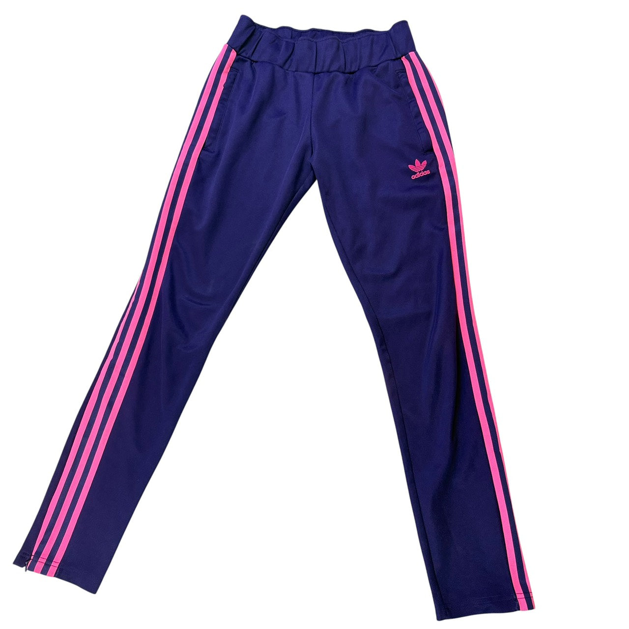 adidas アディダス ジャージ ヨーロッパシリーズ レディース パープル（ピンクスリーライン）S-M相当