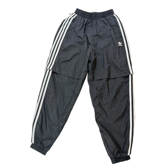 adidas アディダス ジョガーパンツ シャカシャカ生地 ブラック 黒 XS