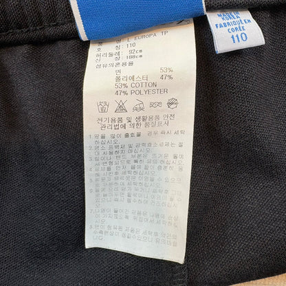 adidas アディダス ジャージ ヨーロッパシリーズ トラックパンツ ブラック 黒 XXL