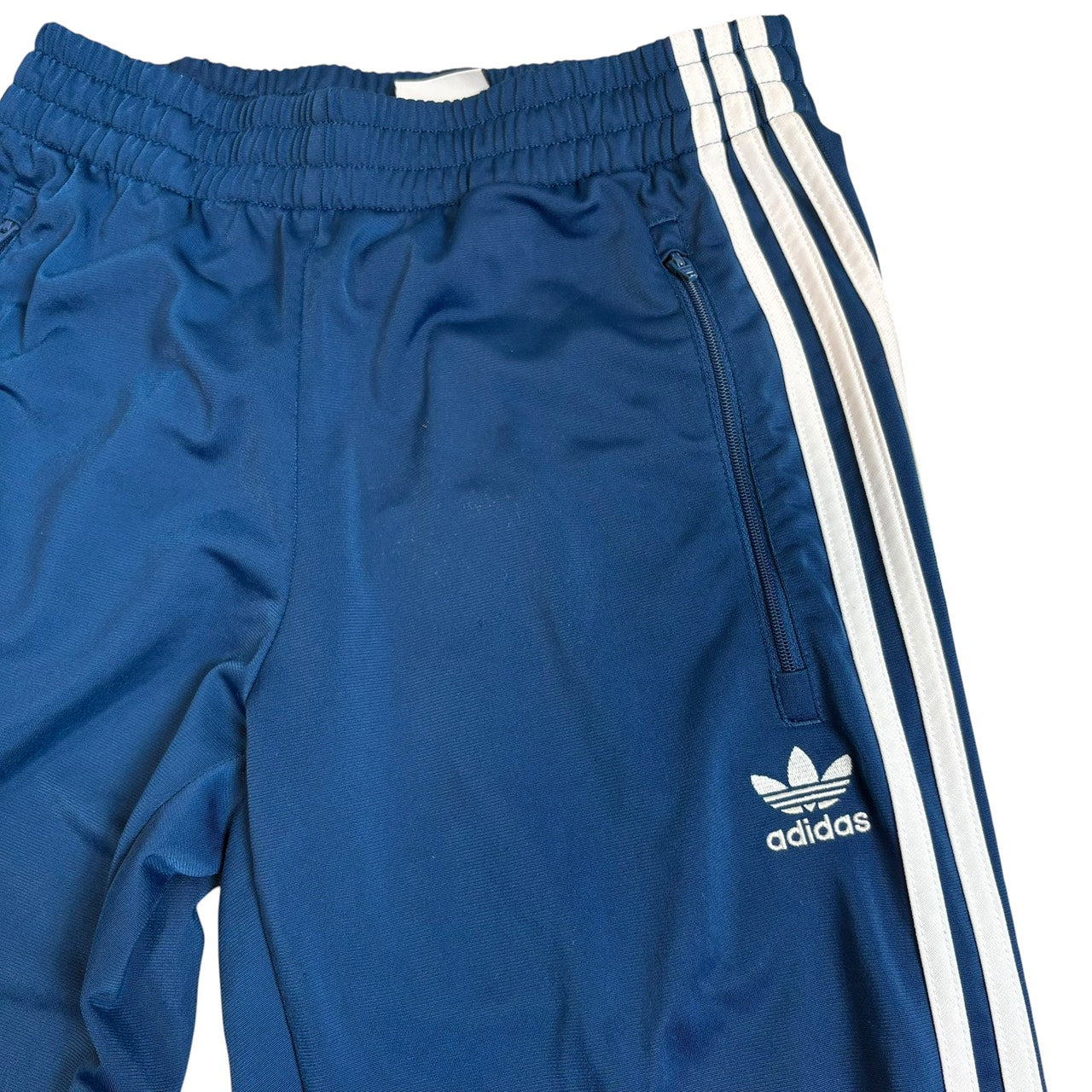 adidas アディダス ジャージ ファイヤーバードシリーズ 濃いブルー トラックパンツ XS