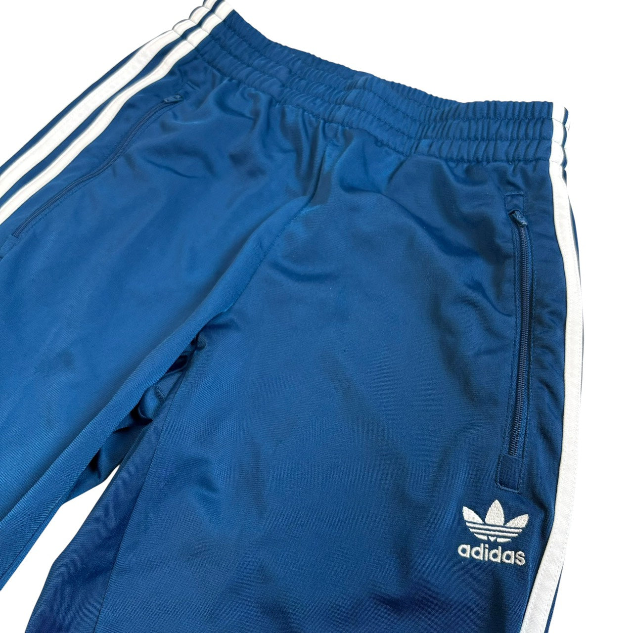 adidas アディダス ジャージ ファイヤーバードシリーズ 濃いブルー トラックパンツ XS