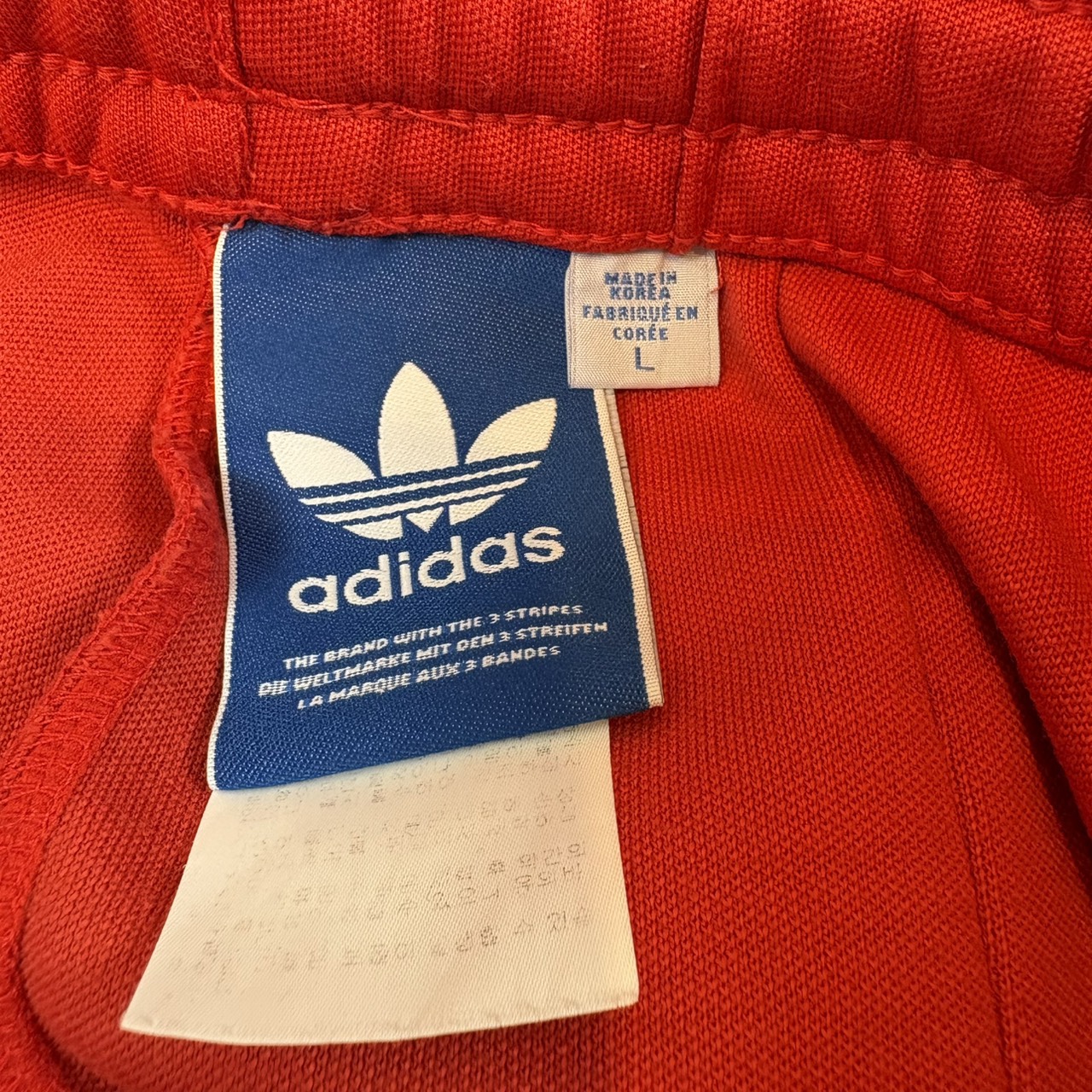 adidas アディダス ジャージ ヨーロッパシリーズ トラックパンツ レッド L
