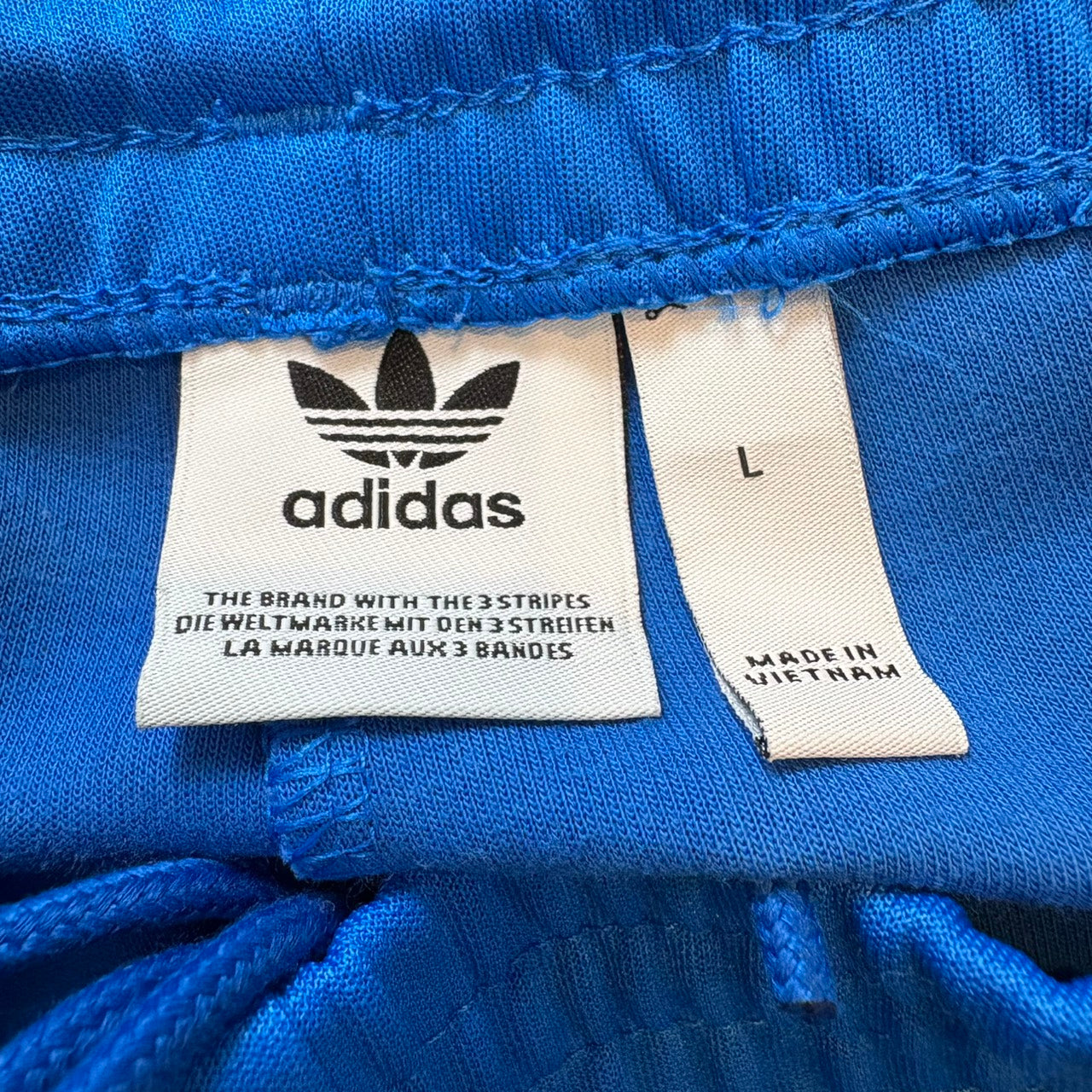 adidas アディダス ジャージ スーパースターシリーズ トラックパンツ ブルー 青 L
