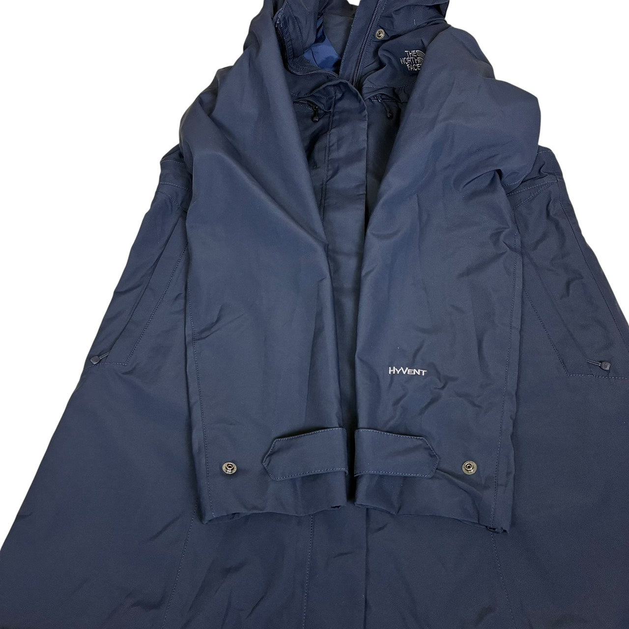 ノースフェイス HYVENT ロングジャケット レディースM-L 相当