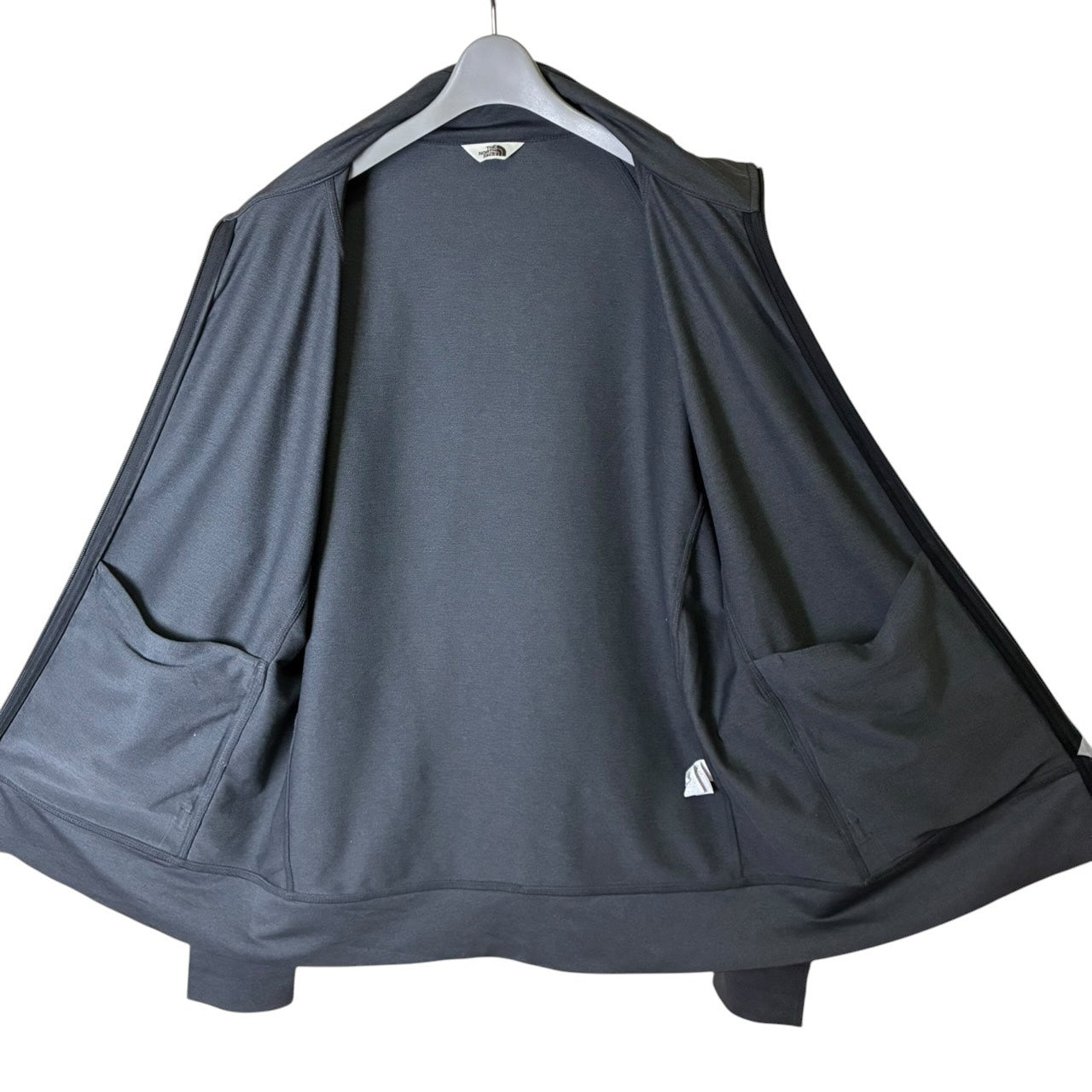 THE NORTH FACE ノースフェイス フルジップトラックジャケット 濃いグレー XL