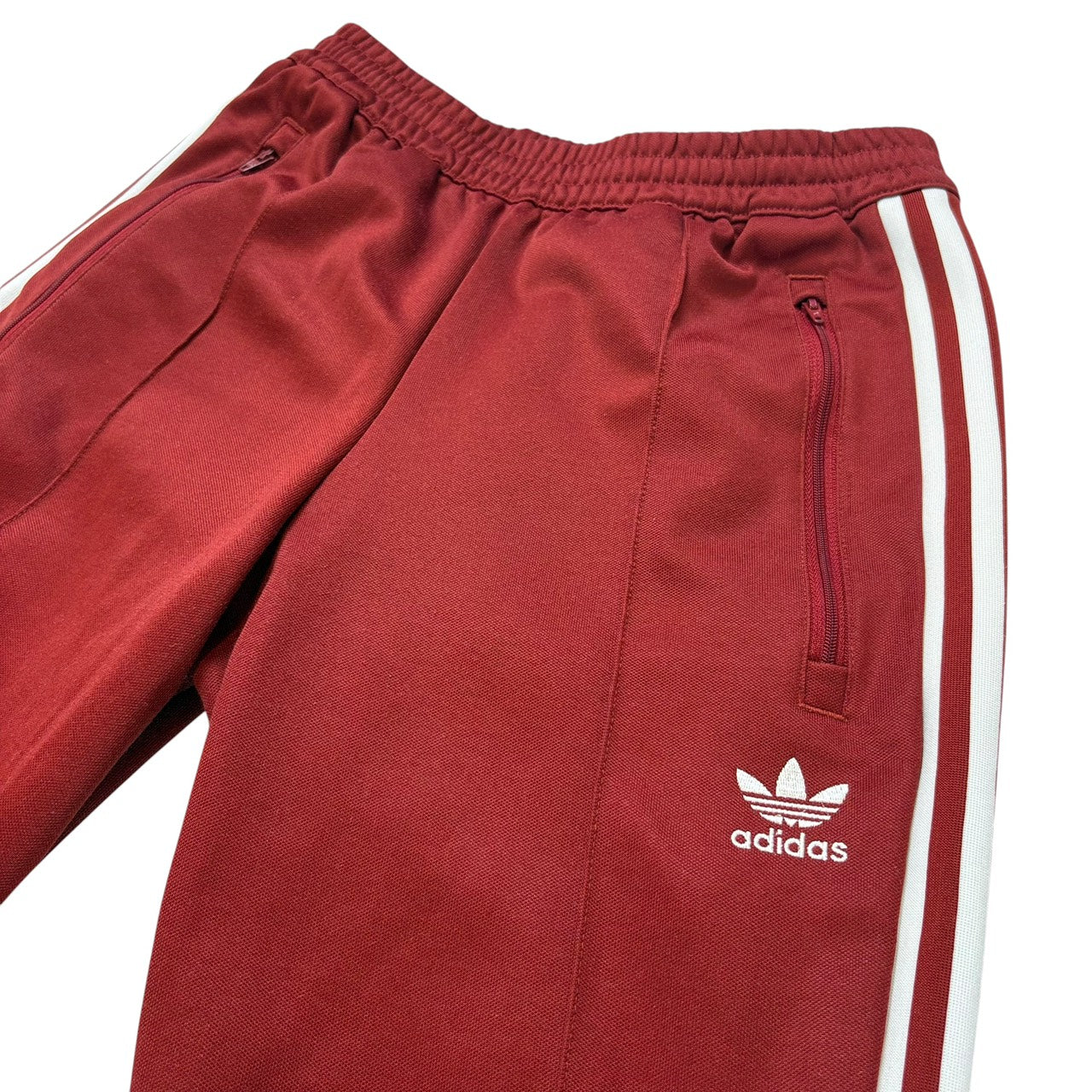 adidas アディダス ジャージ ベッケンバウアーシリーズ トラックパンツ レッド S