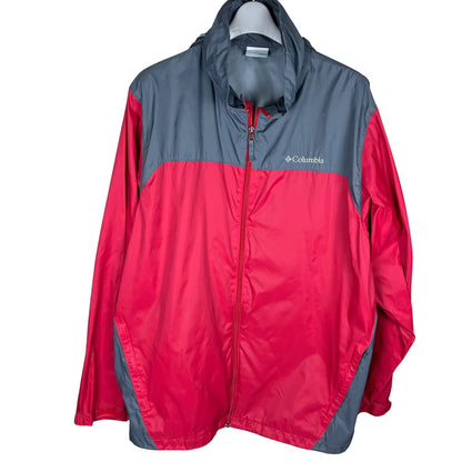 Columbia コロンビア 軽量レインジャケット レッド L