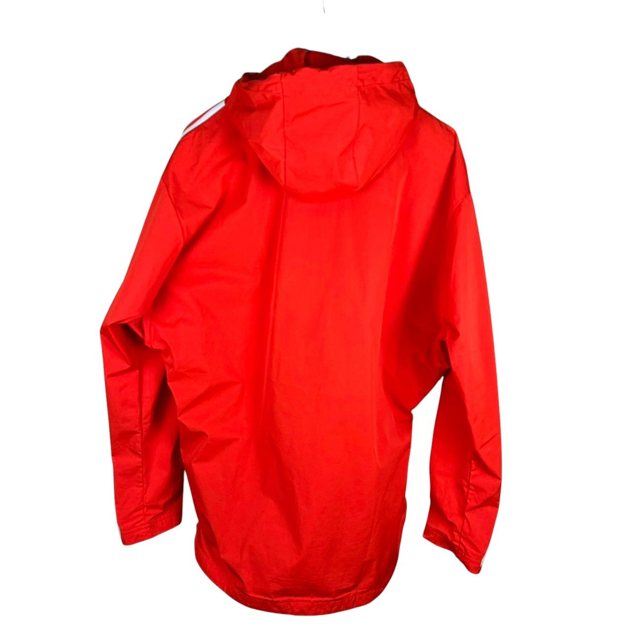 adidas アディダス アノラックパーカー ハーフジップ レッド L