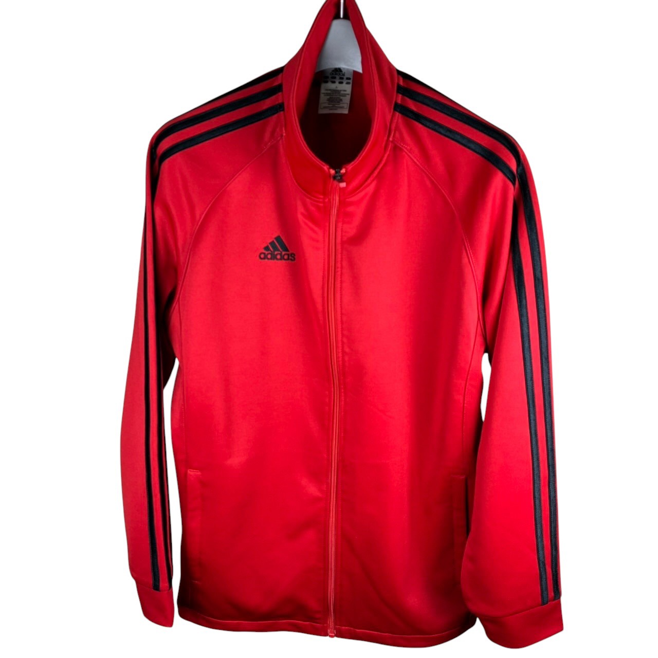 adidas アディダス ジャージ トラックジャケット レッド L