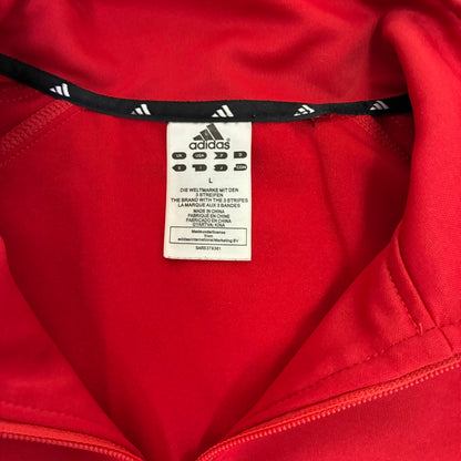adidas アディダス ジャージ トラックジャケット レッド L