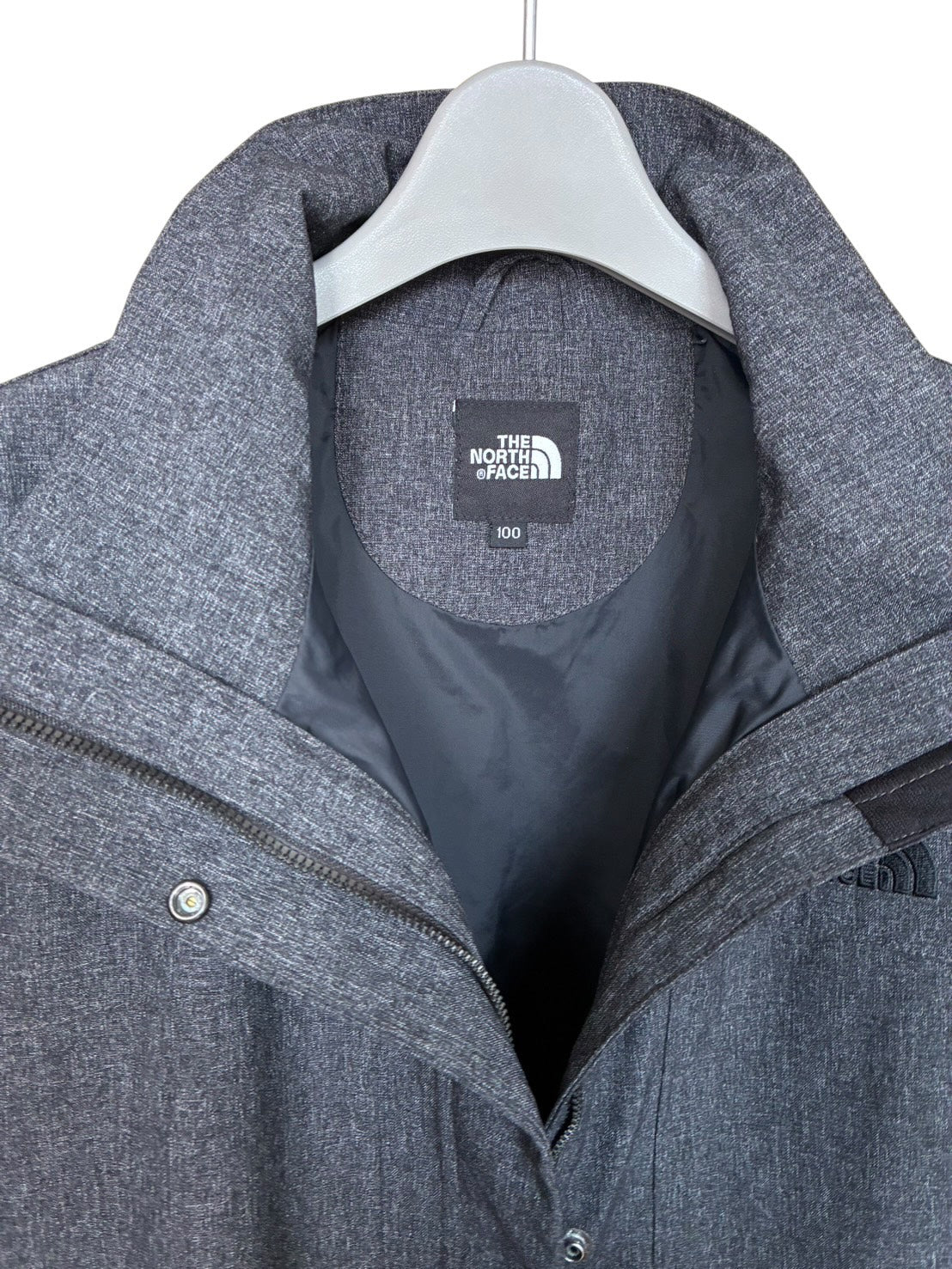 THE NORTH FACE ノースフェイス HYVENT マウンテンパーカー メランジグレー L