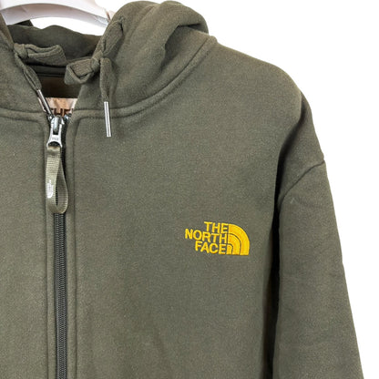THE NORTH FACE ノースフェイス ジップアップパーカー カーキ  L