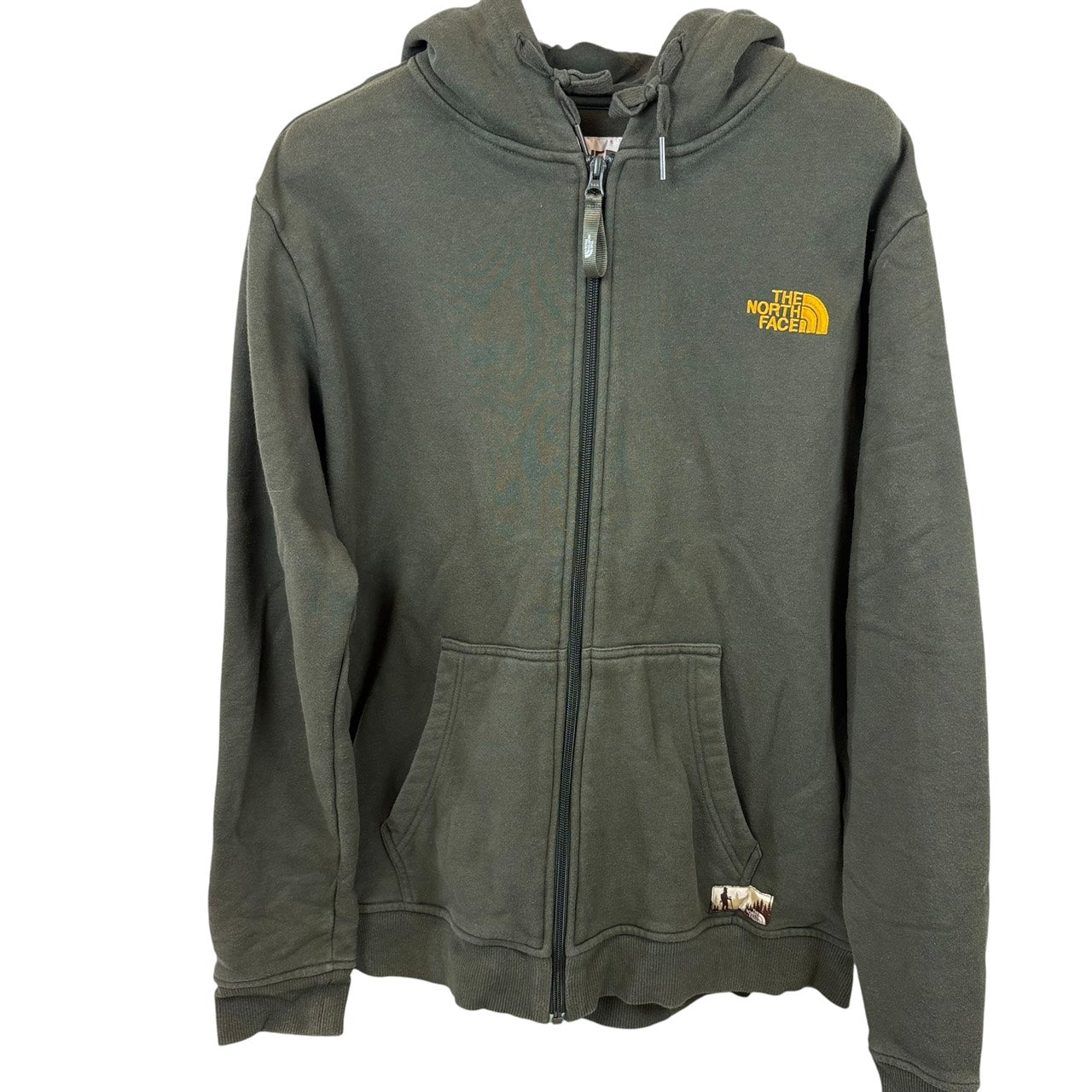 THE NORTH FACE ノースフェイス ジップアップパーカー カーキ  L