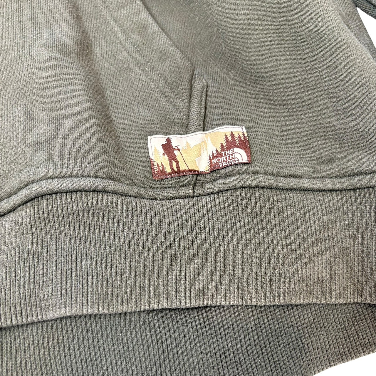 THE NORTH FACE ノースフェイス ジップアップパーカー カーキ  L