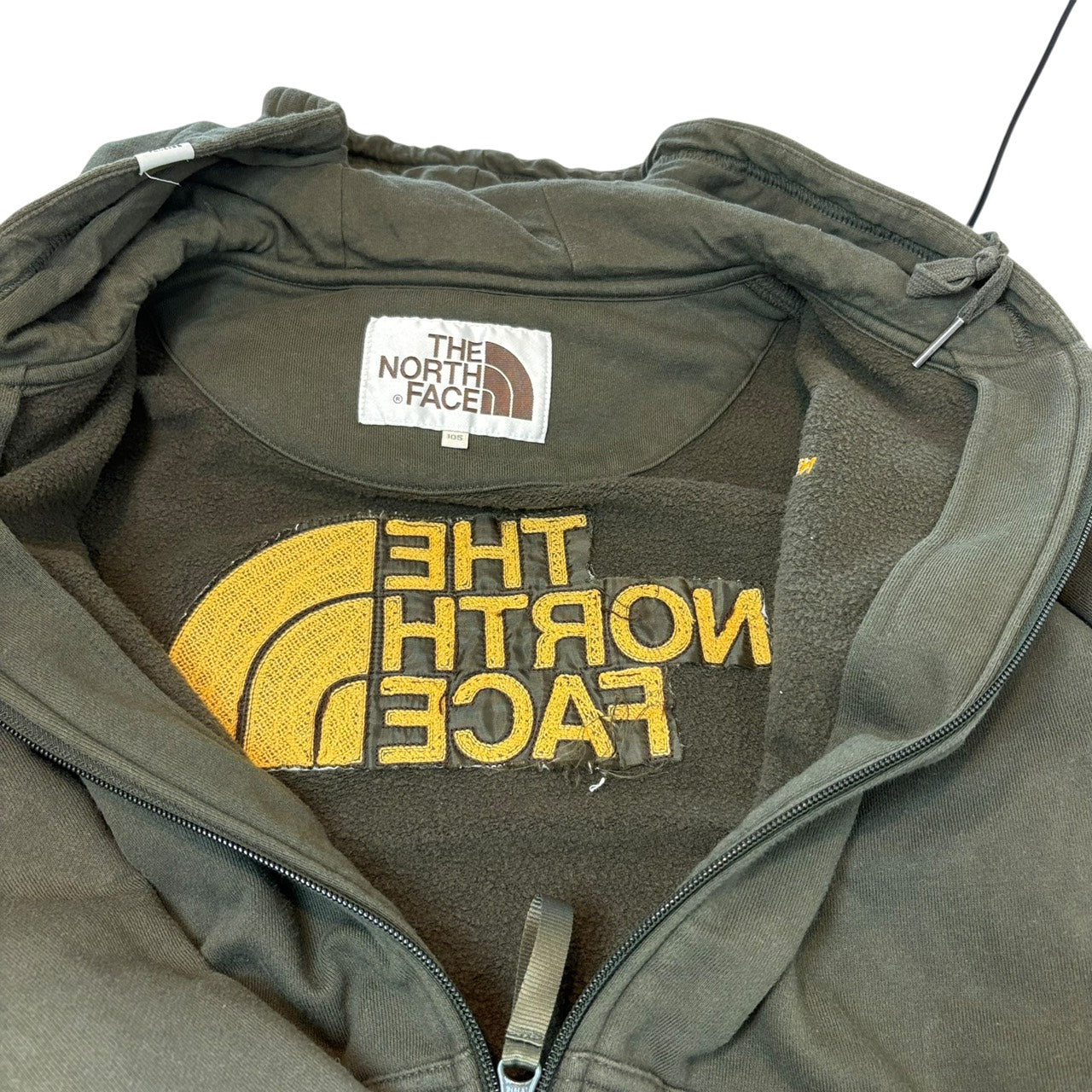 THE NORTH FACE ノースフェイス ジップアップパーカー カーキ  L